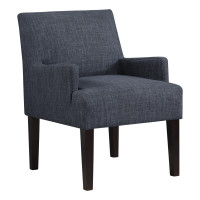 OSP Home Furnishings MST55-M19 Main Street Guest Chair in Navy Fabric